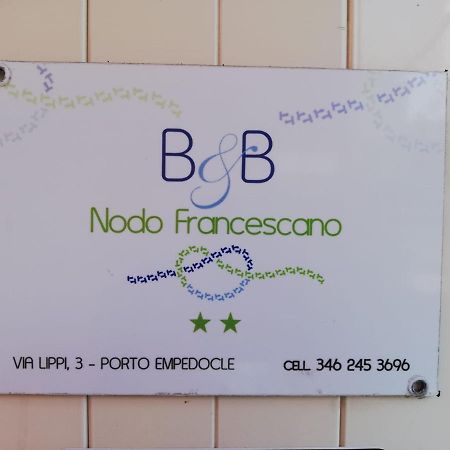 B&B Nodo Francescano Porto Empedocle Eksteriør billede